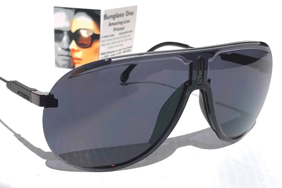 CARRERA SUPERCHAMPION Black Frame Black Lens Sunglass V812K