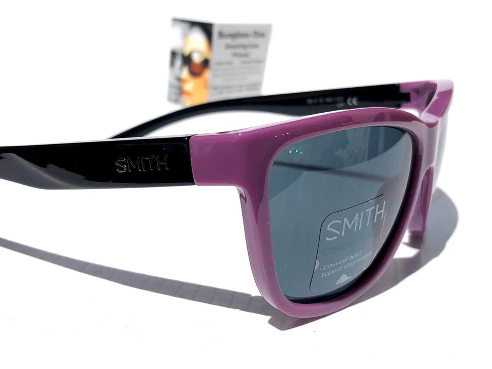 Smith Optics ECLIPSE Mauve Violet Black ChromaPop Black Lens Sunglass HK8