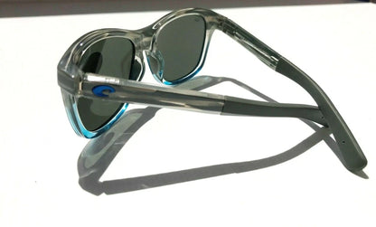 COSTA Del Mar VELA OCEARCH Coastal Fade POLARIZED Gray Silver 580G Lens Sunglass VLA 275