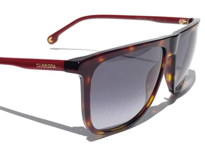 CARRERA Red Gold Tortoise Frame Gradient Grey Lens Sunglass 218/S AU29O
