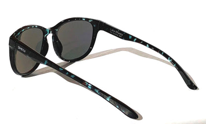 Smith Optics LAKE SHASTA Sky Tortoise ChromaPop POLARIZED Blue Mirror Lens Sunglass