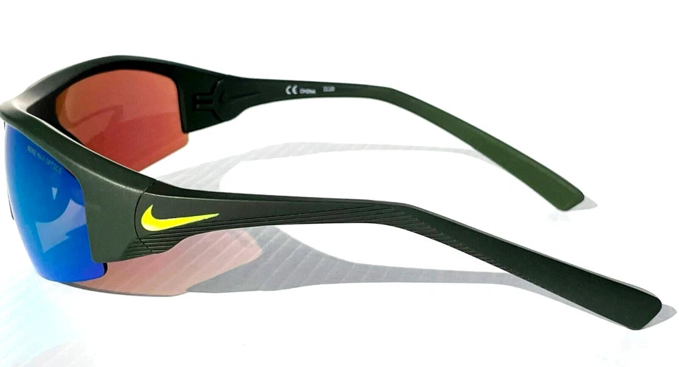 NIKE SKYLON ACE Atomic Green Brown MAX Optics Green Mirror Lens Sunglass DV2151 355