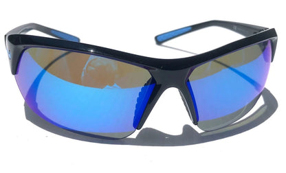 NIKE SKYLON ACE Black MAX Optics Blue Mirror Lens Sunglass DV2163 011