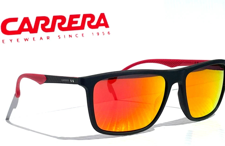 CARRERA Matte Black Red SPORT Ruby Lens Sunglass 8032/S 0003