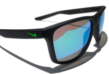 NIKE ESSENTIAL ENDEAVOR Seaweed Grey Frame Green Mirror Lens Sunglass EV1122 313