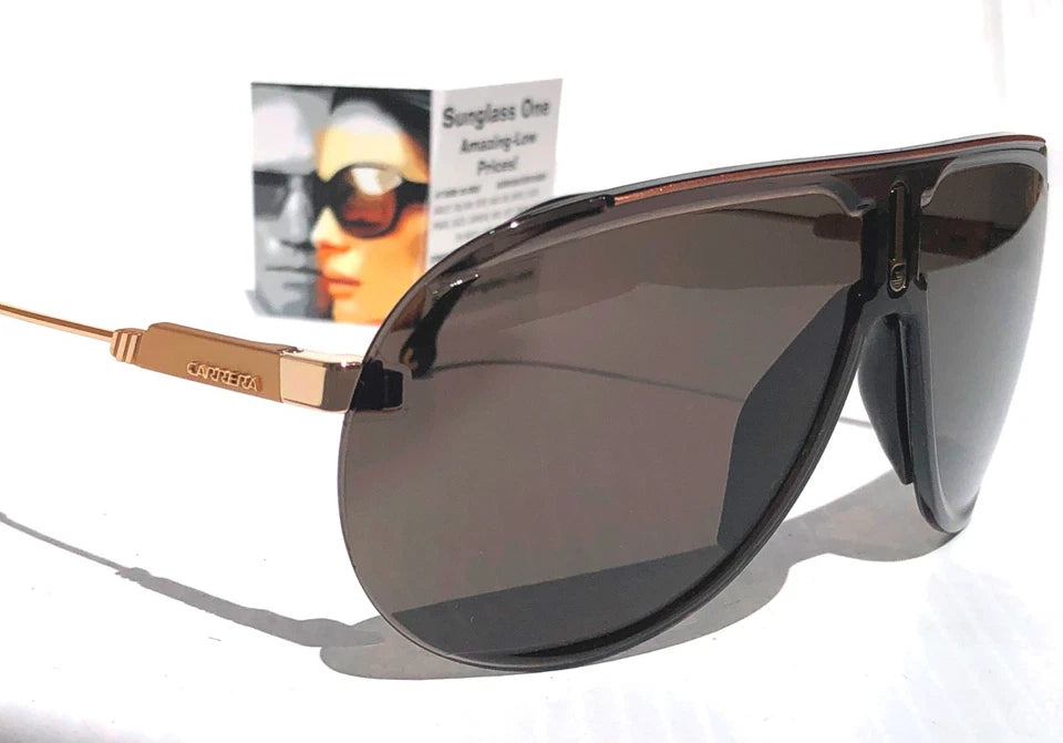 CARRERA SUPERCHAMPION Brown & Gold Frame Brown Lens Sunglass 2M22K