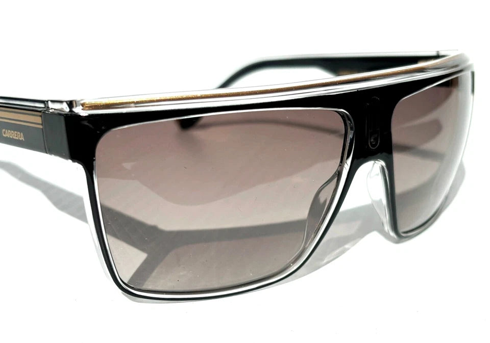 CARRERA Shiny Black & Gold Frame Brown Lens Sunglass 22/N 2M2/HA