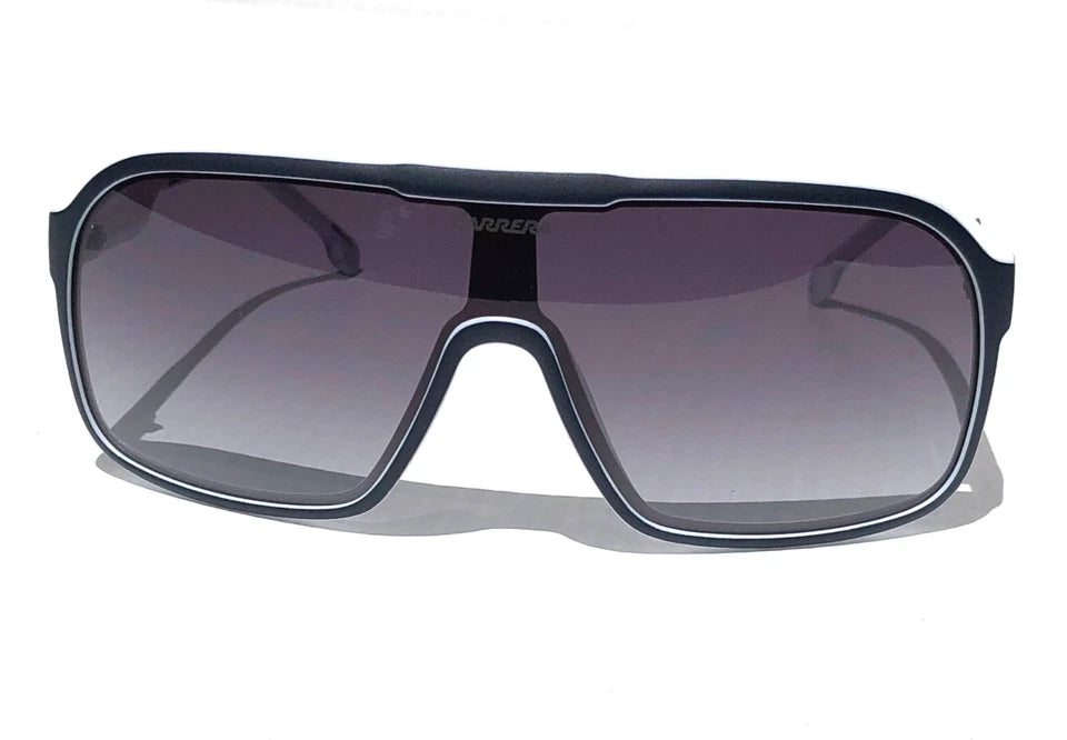 CARRERA White & Blue Frame Gradient Grey Lens Sunglass 1046/S 0JU9O