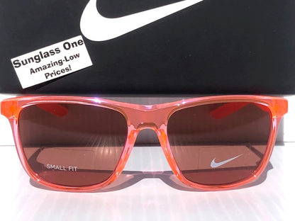 NIKE FLIP ASCENT Translucent Pink Frame Pink Lens Small Fit Sunglass DJ9930 675