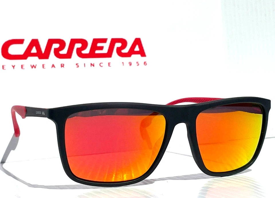 CARRERA Matte Black Red SPORT Ruby Lens Sunglass 8032/S 0003