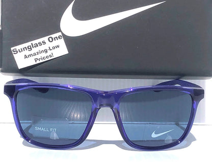 NIKE FLIP ASCENT Lapis Blue Frame Blue Lens Small Fit Sunglass DJ9930 430