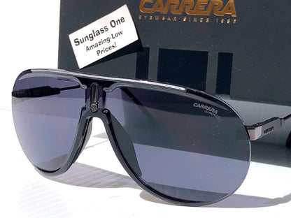 CARRERA SUPERCHAMPION Black Frame Black Lens Sunglass V812K