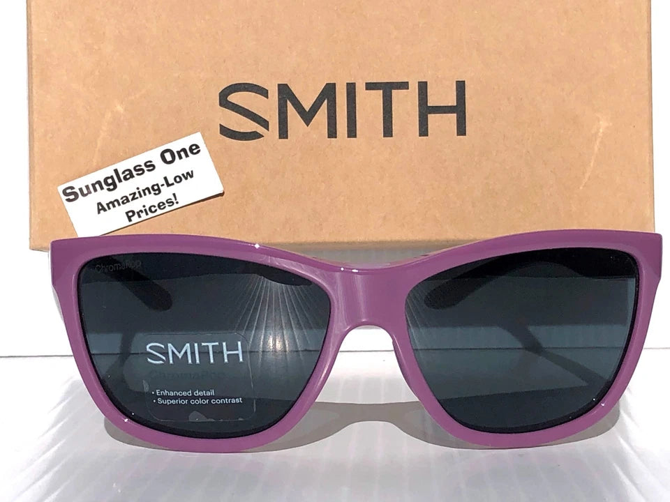 Smith Optics ECLIPSE Mauve Violet Black ChromaPop Black Lens Sunglass HK8