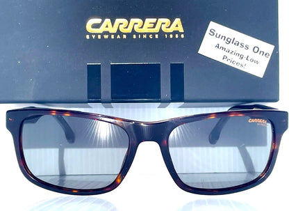 CARRERA Black Tortoise Frame UV Protective Grey Lens Sunglass 299/S 086QT