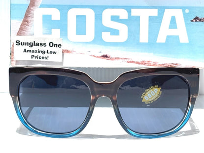 Costa Del Mar WATERWOMEN 2 Wahoo POLARIZED Grey 580P Lens Sunglass WTR 251