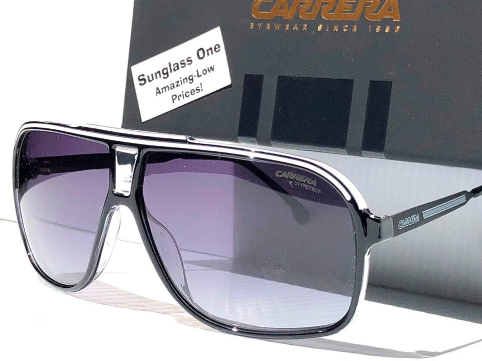 CARRERA GRAND PRIX 3 Black & Translucent Frame Grey Gradient Sunglass 80S9O