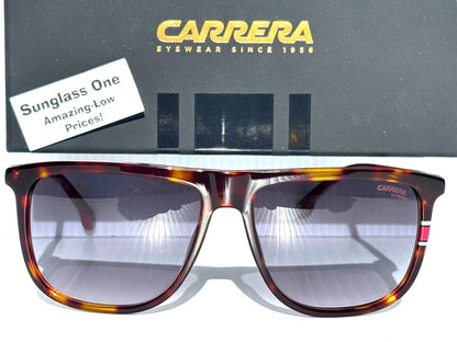 CARRERA Red Gold Tortoise Frame Gradient Grey Lens Sunglass 218/S AU29O