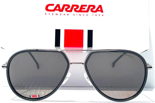 CARRERA Matte Black Frame POLARIZED Black Lens Sunglass 295/S 003M9