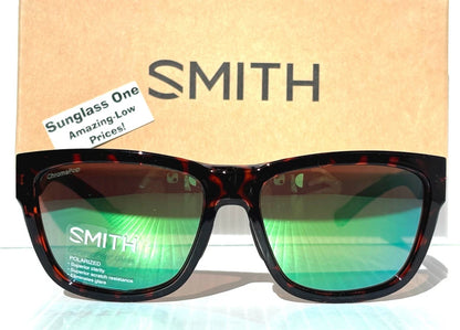 Smith Optics JOYA Tortoise ChromaPop POLARIZED Green Mirror Lens Sunglass