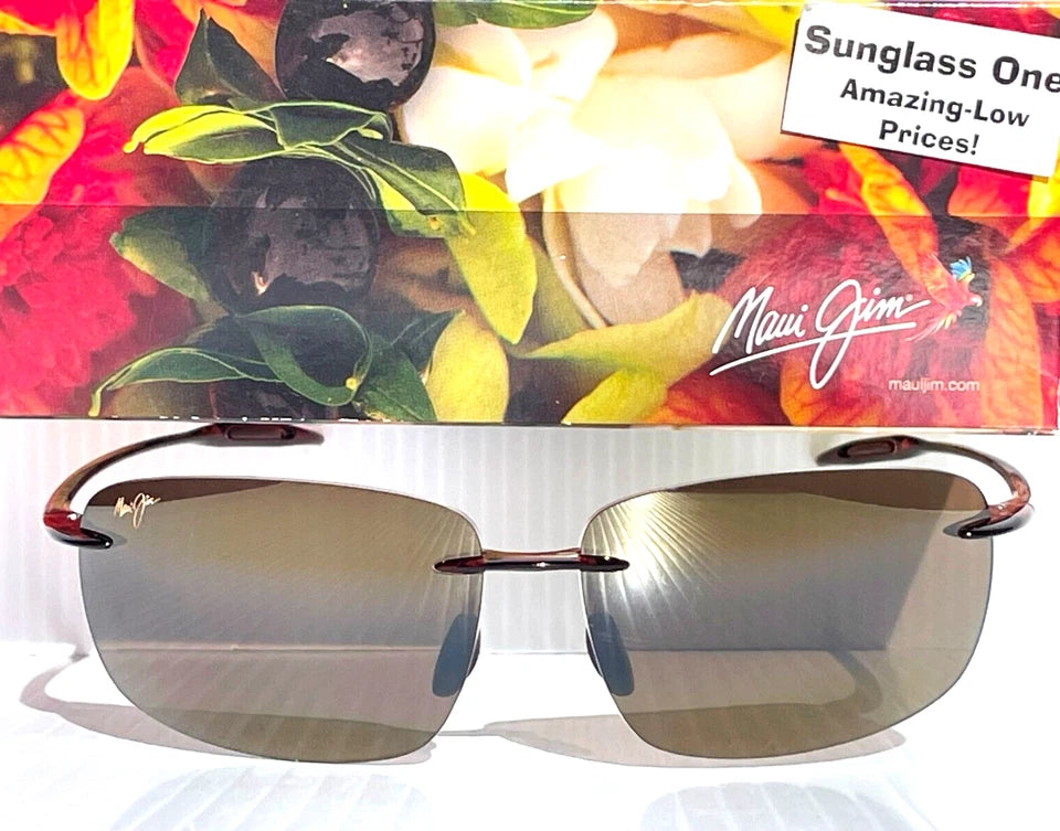 Maui Jim BREAKWALL Rootbeer POLARIZED HCL Bronze Lens Sunglass H422-26