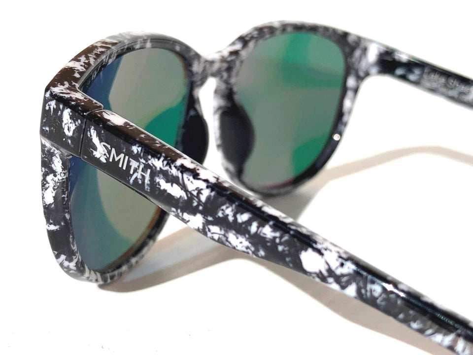 Smith Optics LAKE SHASTA Black Marble POLARIZED ChromaPop Violet Lens Sunglass