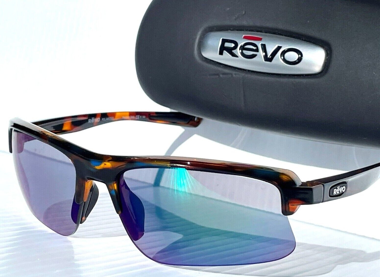 REVO ANNIKA 2 Blue Tortoise POLARIZED Evergreen Lens Sunglass RE 1203 22 GNP