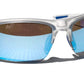 REVO ANNIKA 2 Matte Crystal POLARIZED Blue Water Lens Sunglass RE 1203 09 BL