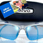 REVO ANNIKA 2 Matte Crystal POLARIZED Blue Water Lens Sunglass RE 1203 09 BL