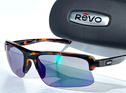 REVO ANNIKA 2 Blue Tortoise POLARIZED Evergreen Lens Sunglass RE 1203 22 GNP