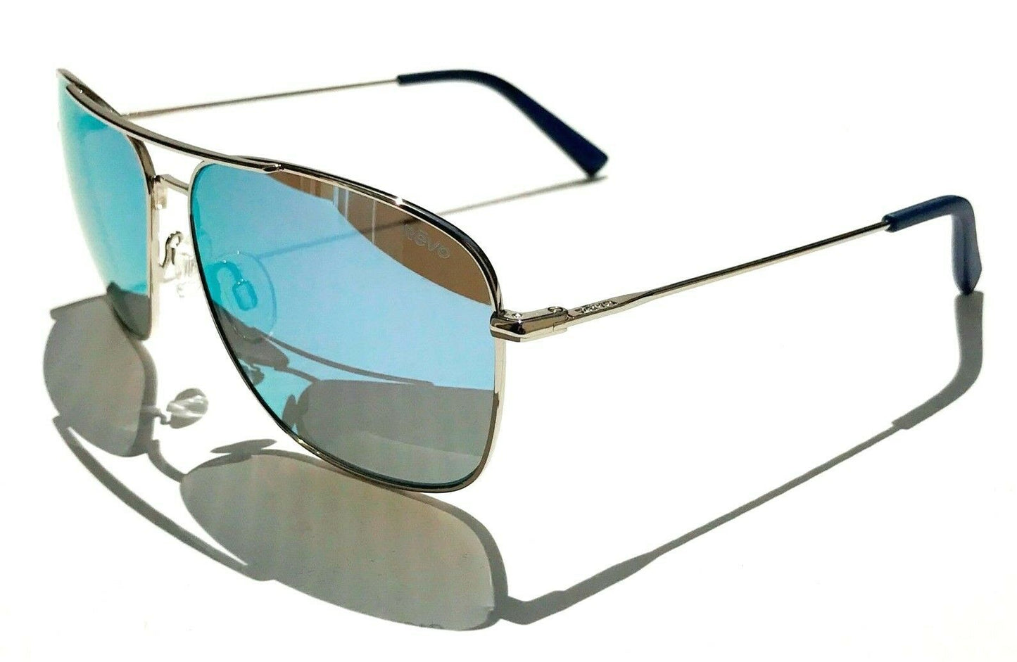 Revo HARBOR Polished Chrome POLARIZED Blue Lens Sunglass RE 1082 03 BL