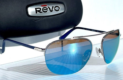 REVO ANNIKA 1 Chrome POLARIZED Blue Water Lens Sunglass 1201 03 BL