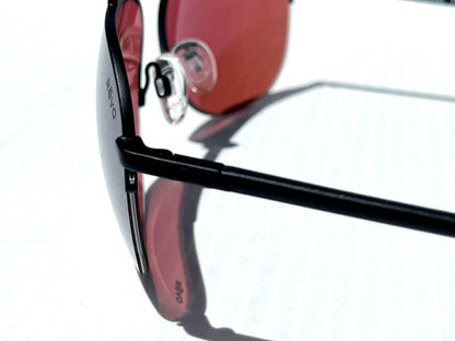 REVO ANNIKA 1 Satin Black POLARIZED Drive Red Lens Sunglass RE 1201 01 GO